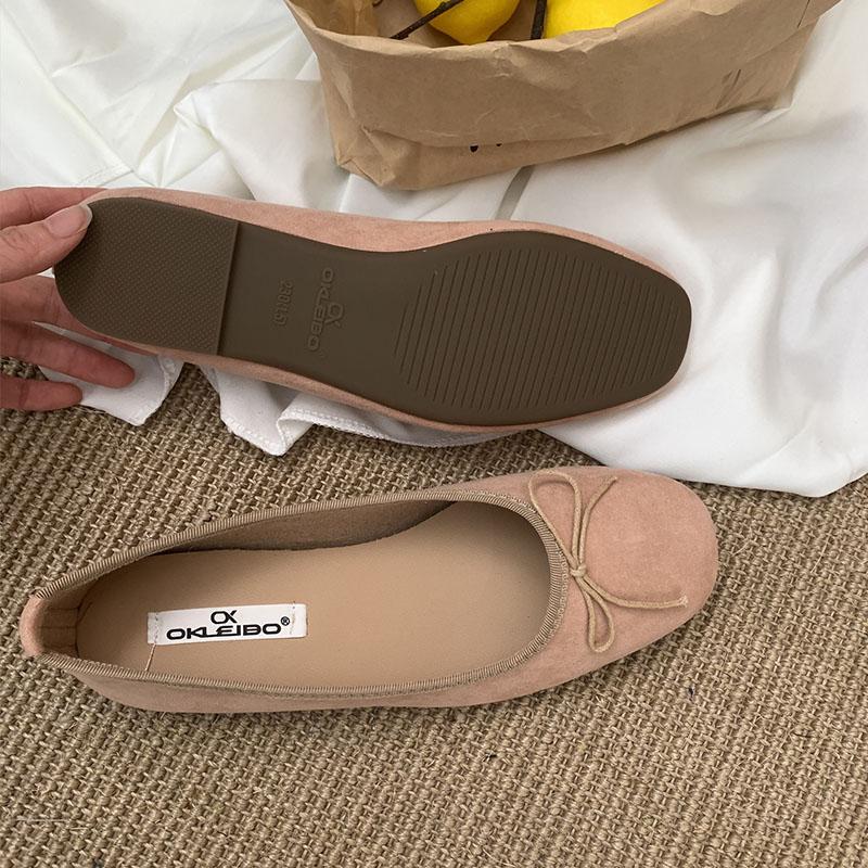 Fashion Female Slip On Footwear Women Ballet Flats Shoes Butterfly-Knot Fashion Shallow Ladies Flats With Shoes New In Summer Spring