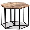 VidaXL Table basse Bois de manguier massif 56x48x40 cm