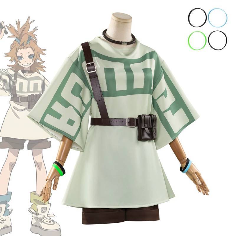 Gachiakuta Remlin Tysark Cosplay Costume For Anime Game Role Play With Polyester Fabric For Adults