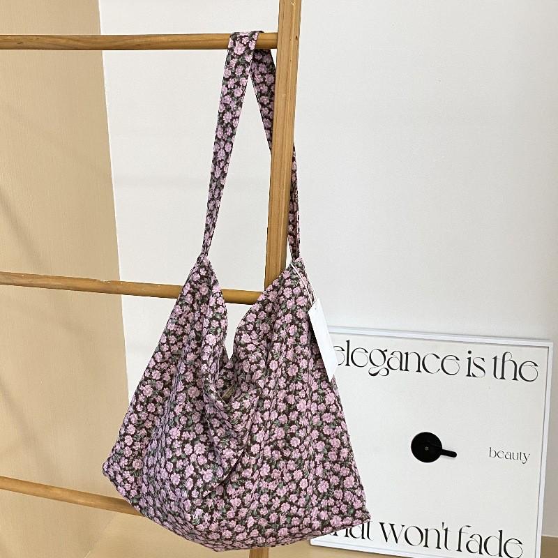 Korean Style Pink Leopard Print One-Shoulder Tote Bag
