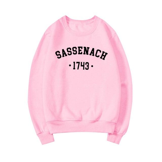 

Sassenach 1743 Толстовка унісекс Outlander Book Series Толстовка Outlander Tv Show Inspired Hoodies Унісекс Світшоти з круглим вирізом Топ M