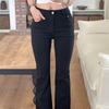 New Arrivals Open Run Women Bootcut Black Jeans Dress Pants