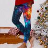 Women's Fashion Outdoor Sky Printed Slim Elastic Yoga Casual Pants