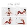 MIVIOS Stretching Exercise Moderately Suitable for Bath Strength and Bust Powder Pink Ring, Ring, Elastic, Non-Slip, Use, Pilates, Yoga, Training,