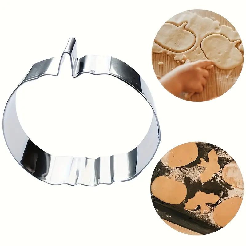1pc- Halloween Cookie Cutting Machine Stainless Steel Cookie Mold DIY Pumpkin Cookie Mold Shape for Baking Decoration