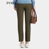 PORTS Women's Mid-Cuff Wool Blend Trousers