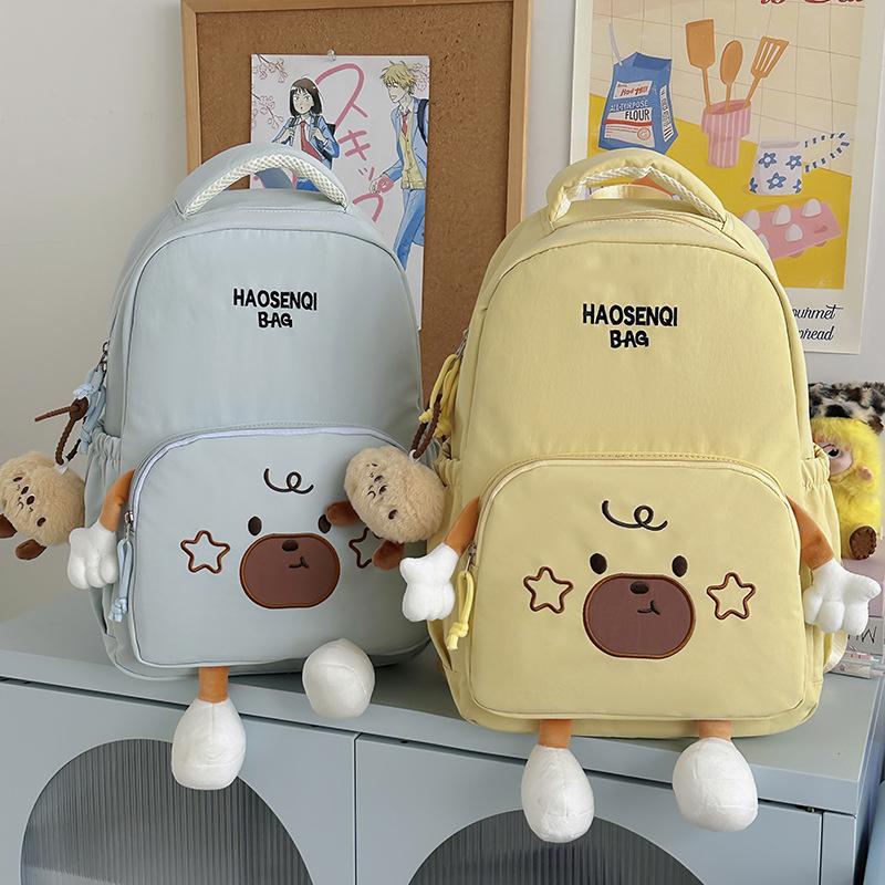 Schoolbag Japanese Ins Cute Fashion Backpack Middle School Class Ins Soft Sister Japanese Backpack Schoolbag Large Capacity Backpack
