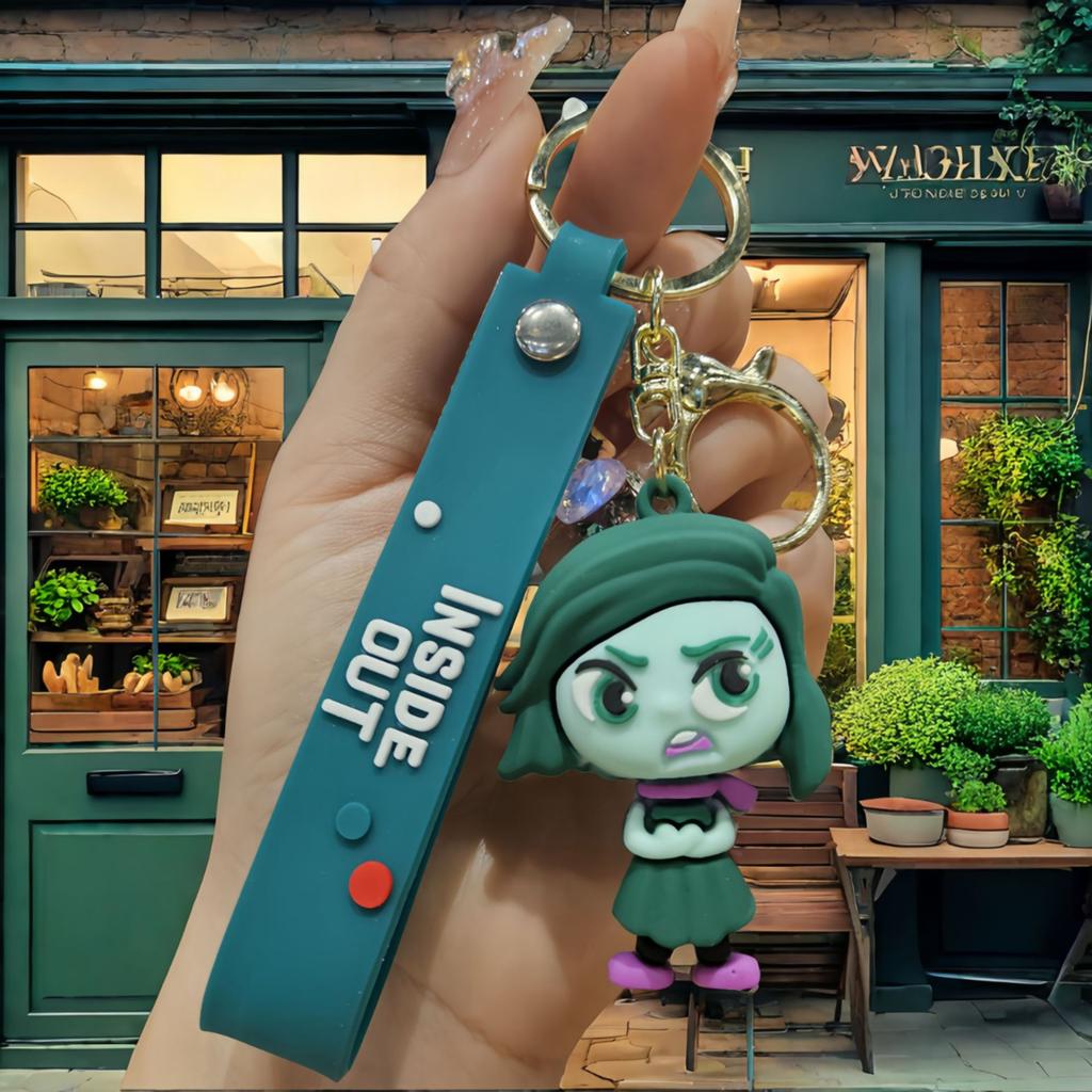 Movie New Brain Secret Service Keychain Dr. Amy Bobir Worry Key Chain Men's and Women's Pendant