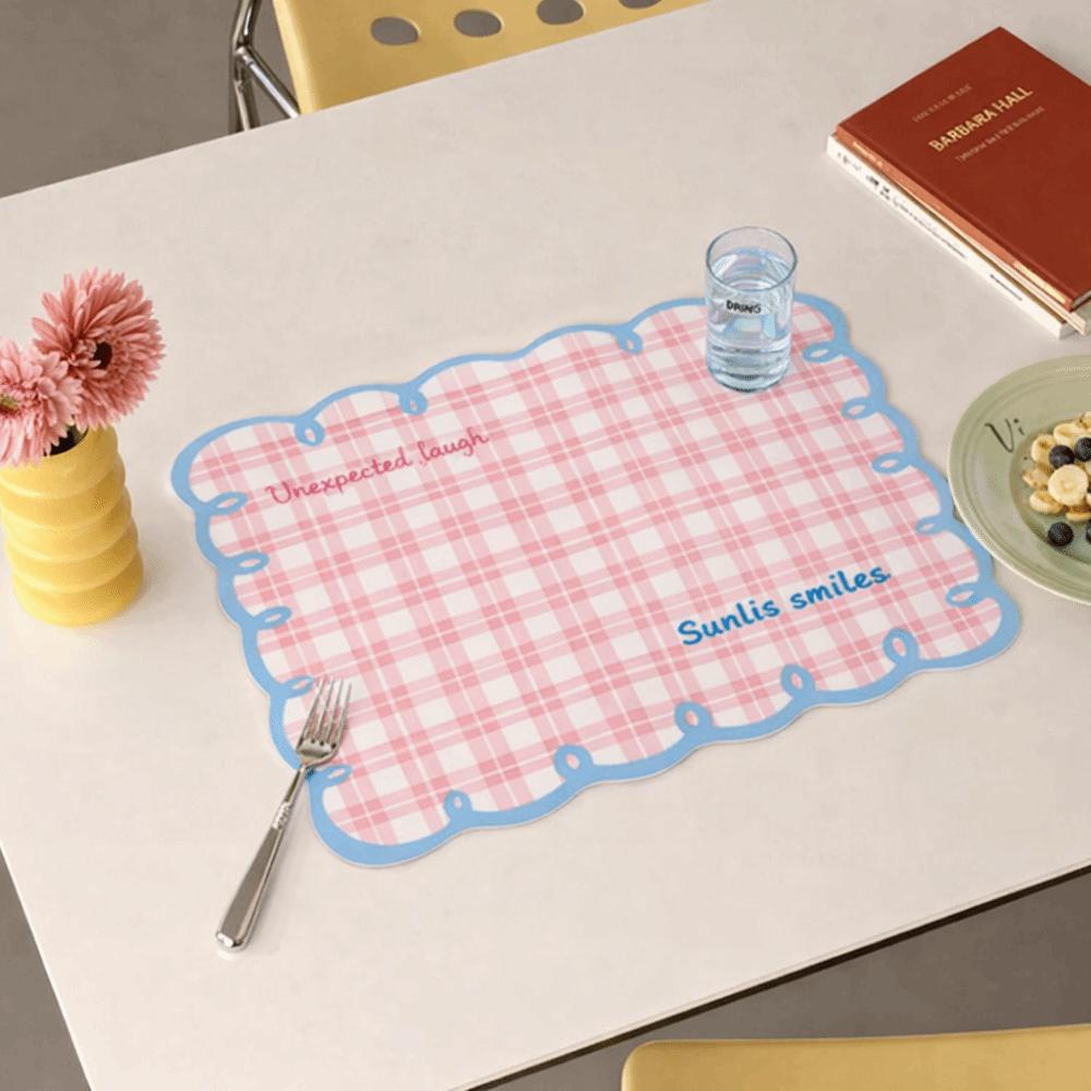 

Dopamine Placemats Anti-slip Water-Absorbing Table Mat Oil-Absorbing Heat Insulation Coaster Table Decoration Accessories