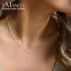 EMANCO Fine Chain Necklace Stainless Steel Silver Color Plating Ladies Collar Gift Fine Jewelry HOT DIY Accessories Wholesale