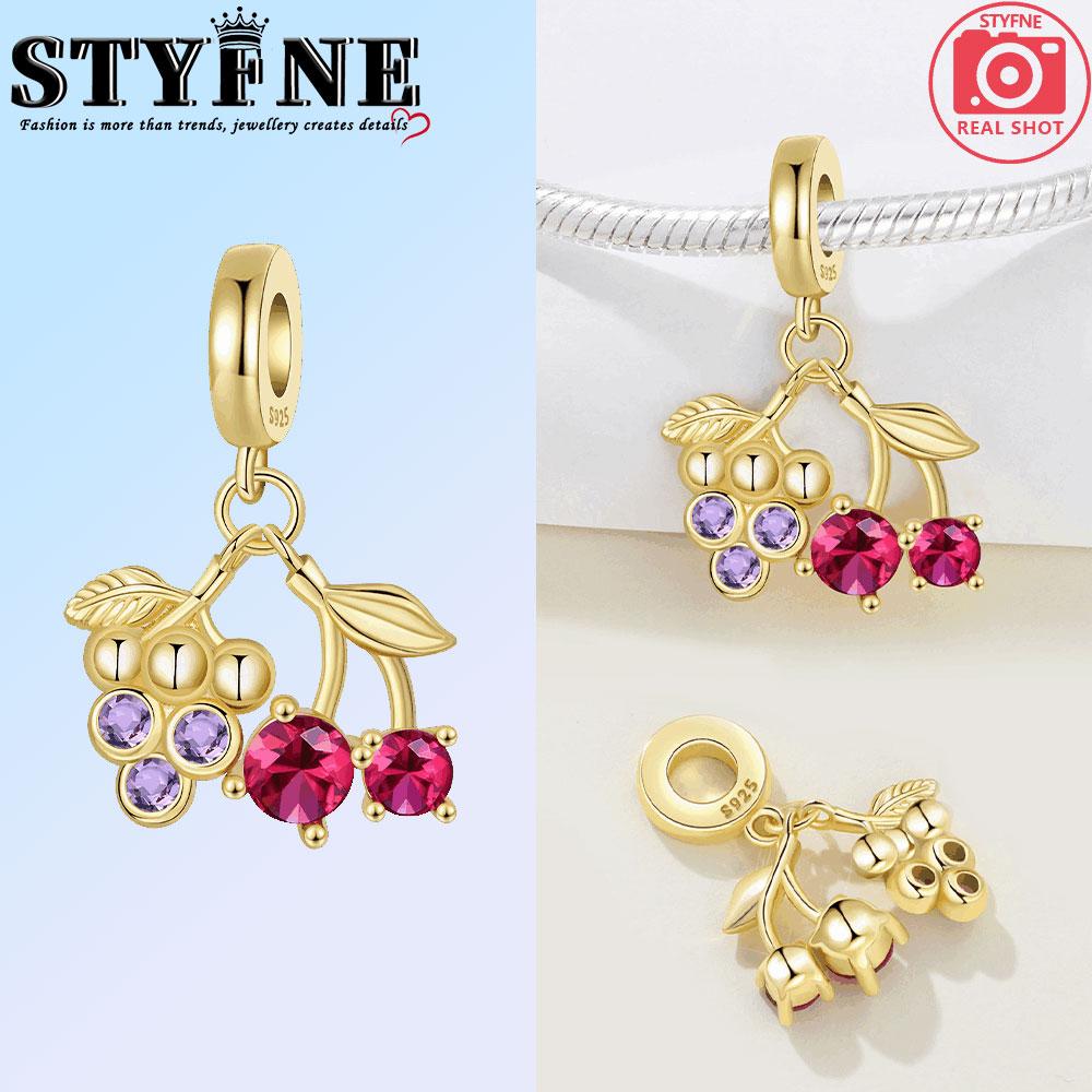 

Copper Happy Circus Theme Magic Hat Grape Fruit Charms Beads Pendant For Original Bracelet Woman Girl Jewelry