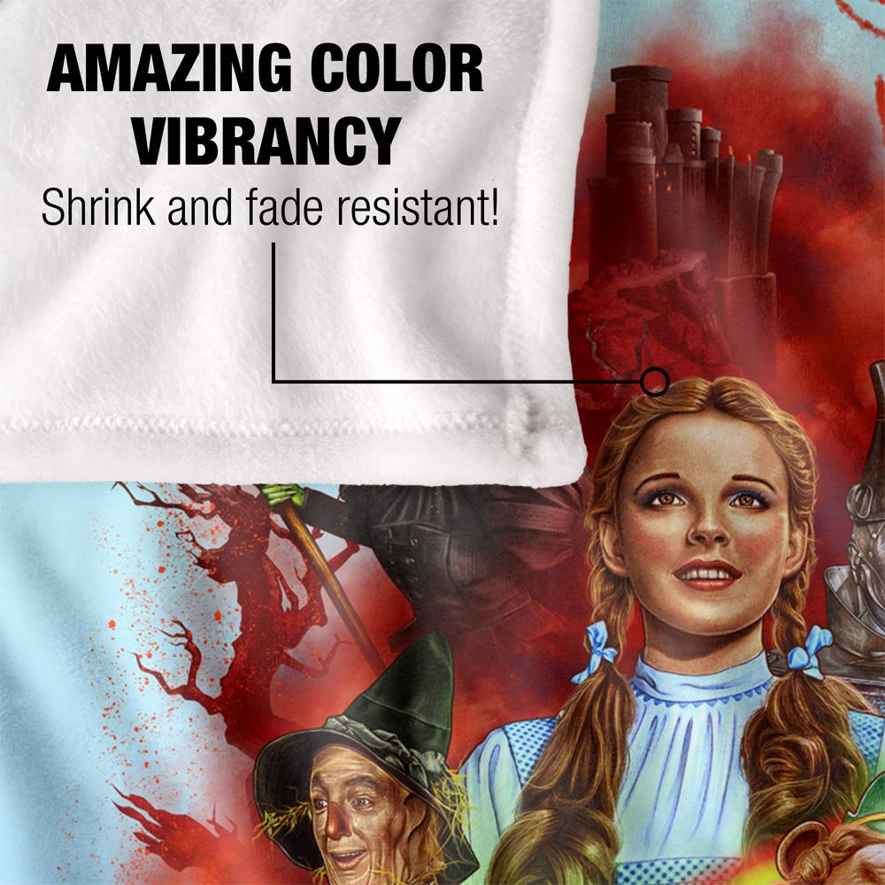 Wizard Of Oz Silky Poster Supersoft Blanket