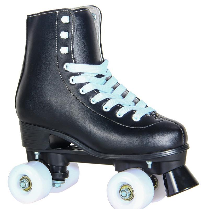 Nové venkovní sportovní kolečkové brusle pro dospělé s dvojitou řadou, PU čtyřkolové kolečkové brusle pro muže a ženy, krasobruslení