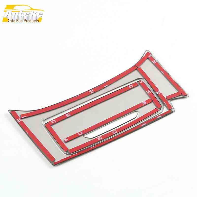 Zhonghua V6 Panel zapalniczki Brokatowa naklejka i Ramka popielniczki ze stali nierdzewnej