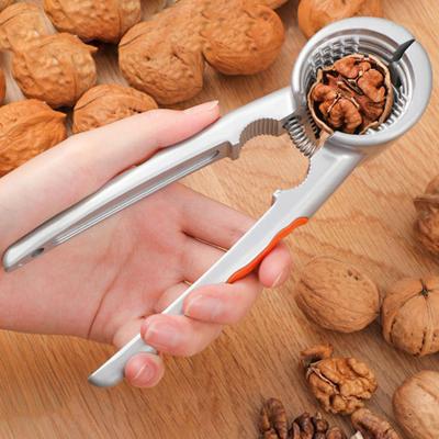 Galleta de nogal resistente con mango antideslizante de nogal, herramienta de Clip