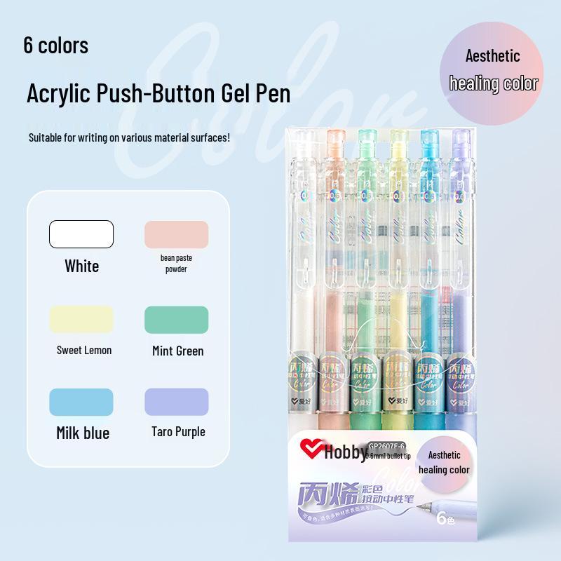 Vibrant Acrylic Watercolor & Highlighter Pens for Students, Doodling & Journaling