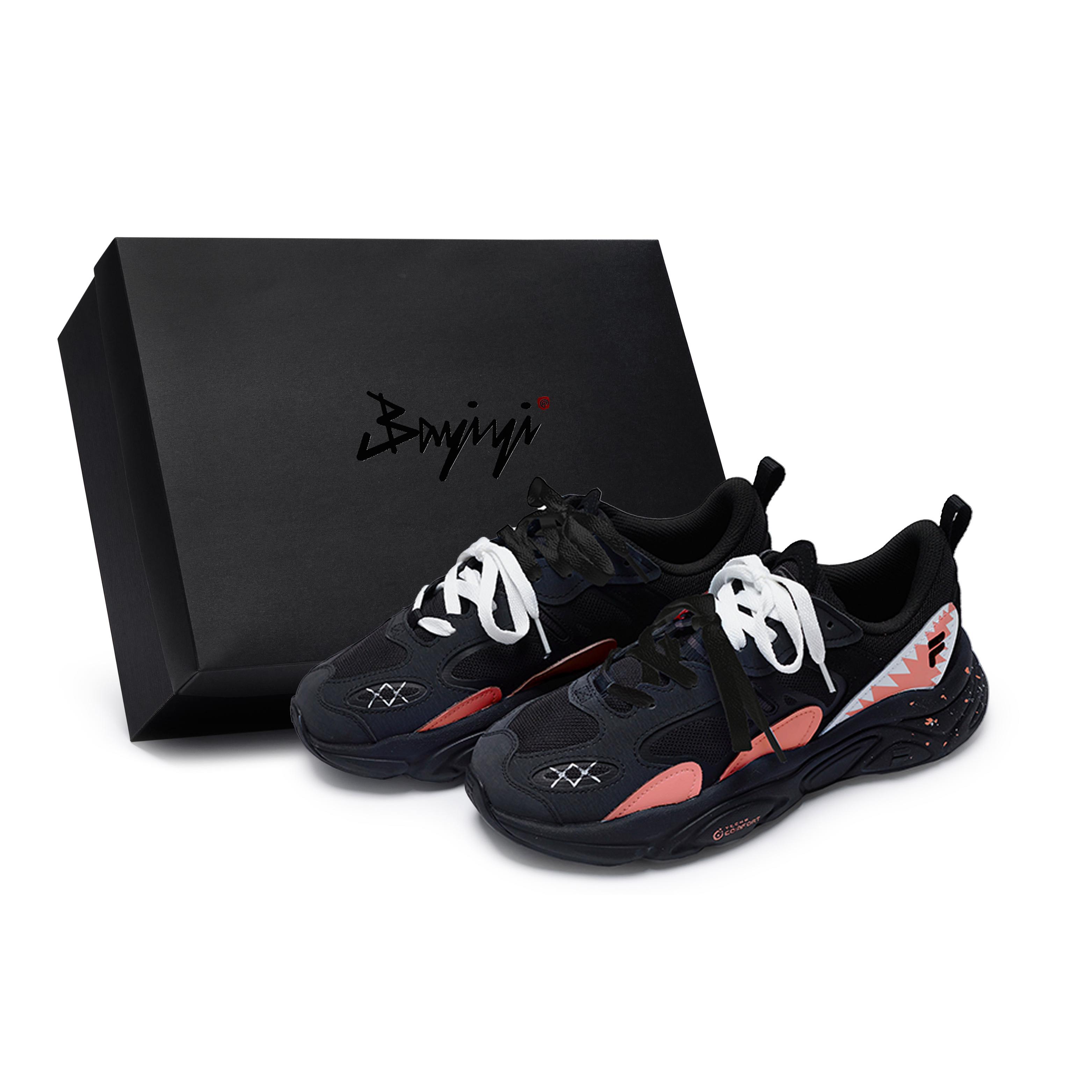 FILA Mars 2 Mars 2.0 811 Manufacturing, Tidal Orange, Special Shoe Box Low top Casual Shoes Men s Black Orange White F12M141116FBK(Team80-SBOX) 44.5