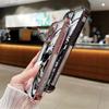 Cool Black Skull Pattern Transparent Phone Case For iPhone 17 16 Pro Max 15 14 Plus 13 12 11 17 Air 16E Shockproof Soft Cover