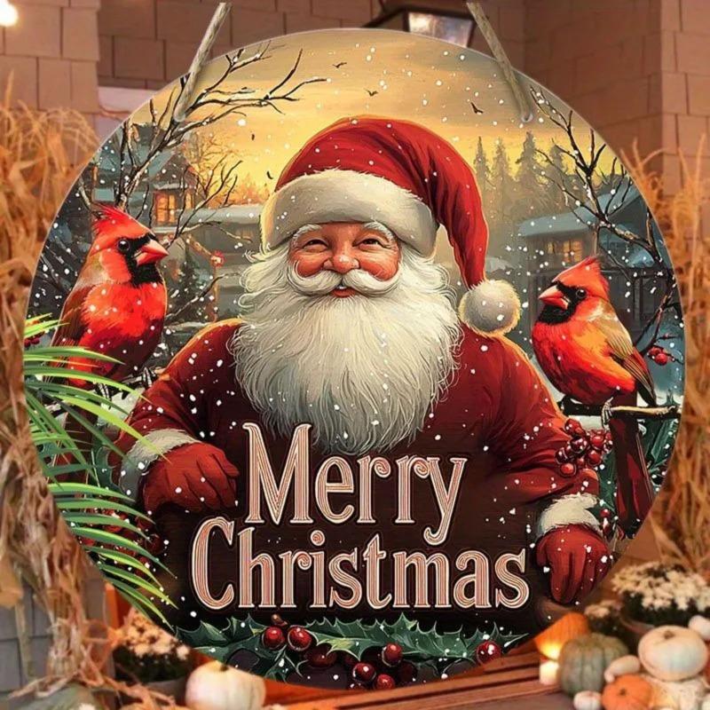 2D Flat Hanging Decorative Metal Sign Hand Painted Art