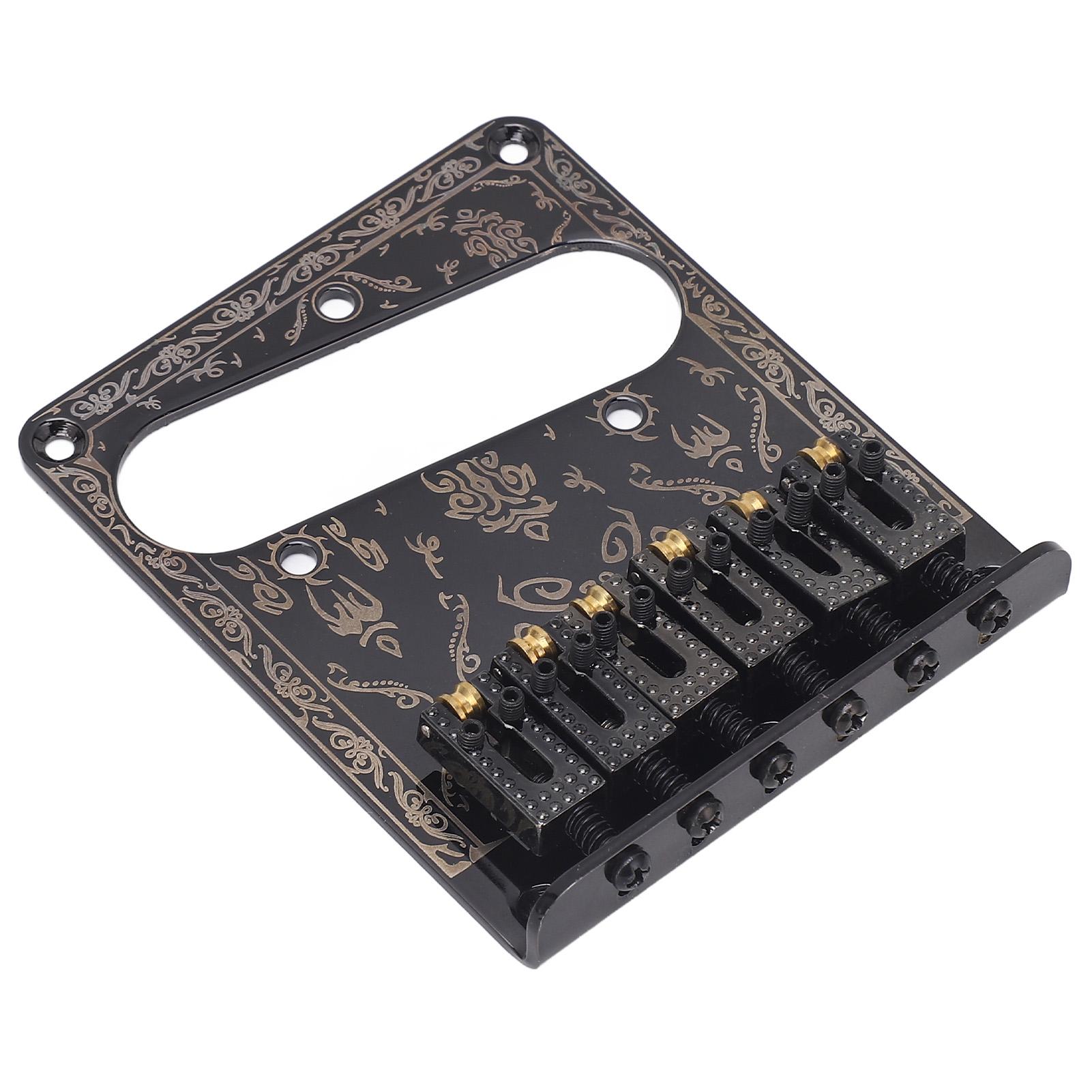 

Электрогитара Фиксированный бридж Звукосниматель сингл Установочное отверстие для запчастей для TL чёрный