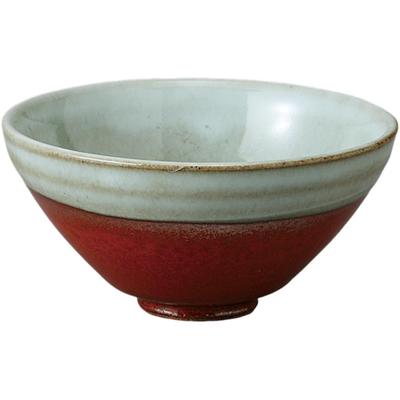 Matcha 13 X Iron Summer Matcha Mino Made In Japan Ale-net Bowl, H6.5cm, Red, Bowl, Ceramic, Ware,