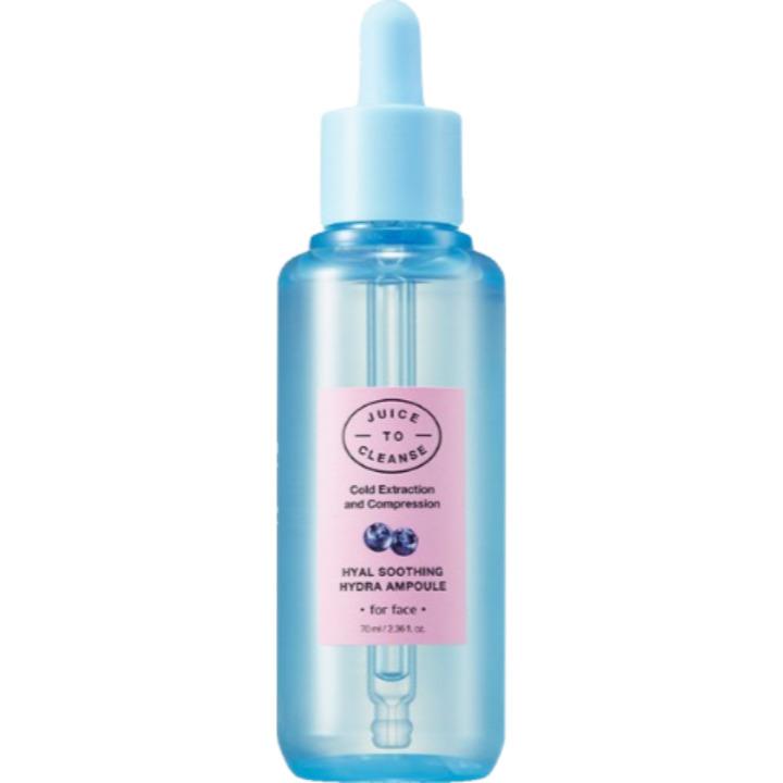 JUICE TO CLEANSE HYAL SOOTHING HYDRA AMPOULE 70ml/ Nourishing, Hydrating, Moisturizing, Korean Cosmetics, Kbeauty