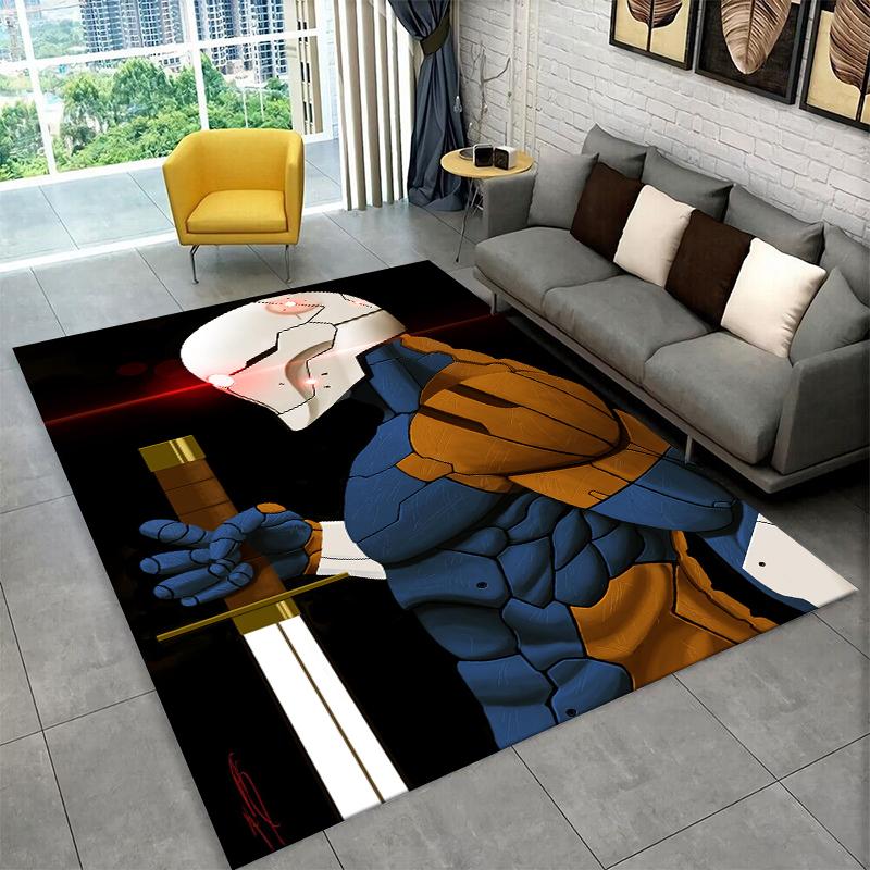 Game Metal Gear Solid Cartoon Non-Slip Area Rug for Living Room,Bedroom,Playroom,Soft Carpet Floor Mat Home Decor Rug Kids Room