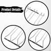 Glass Holder, Hanging Metal Rack, Practical Storage Under Kitchen Cabinets, Easy Assembly,