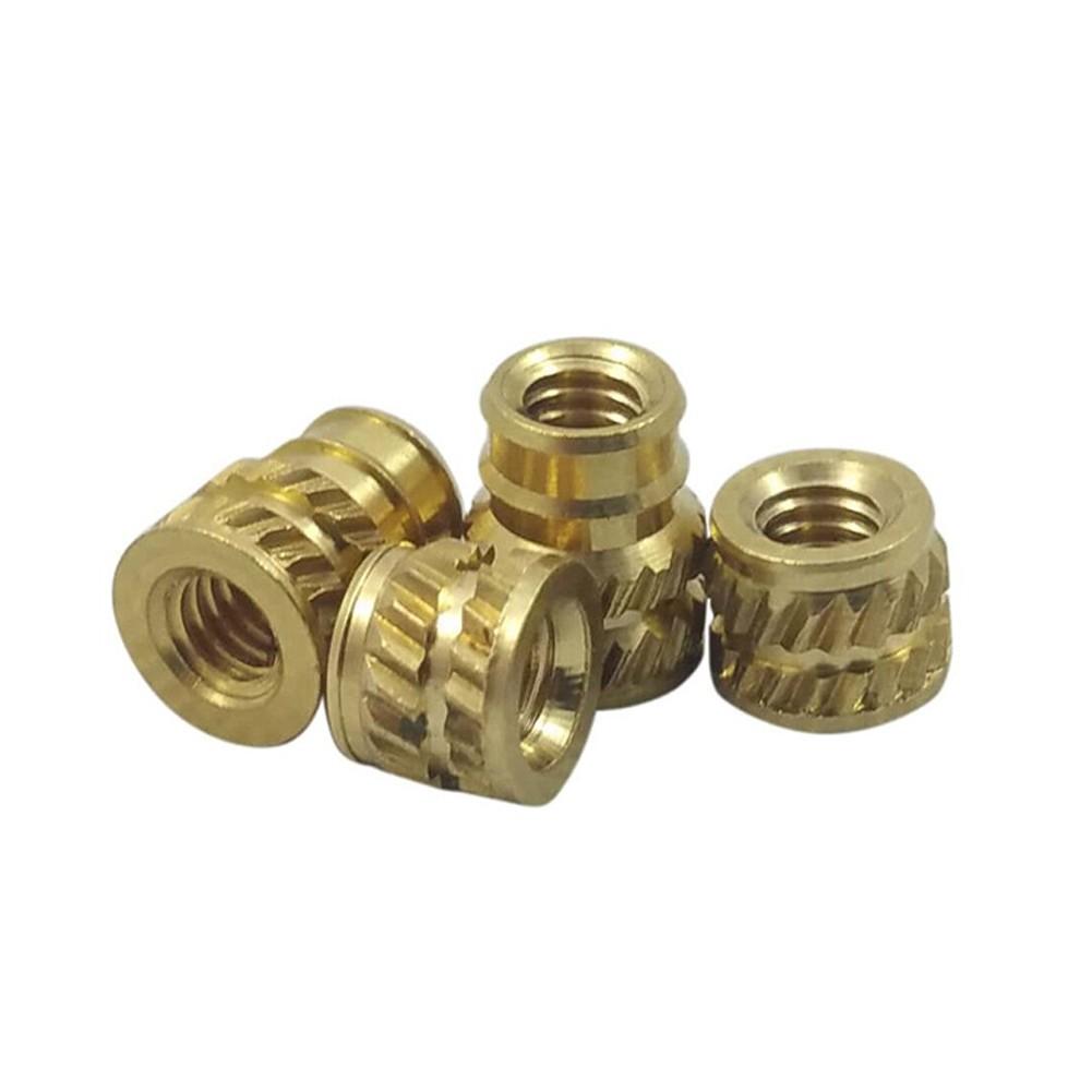 50pcs #6 32 6-32 6 Brass Threaded Heat Set Rts for 3D Printing Screws Metal