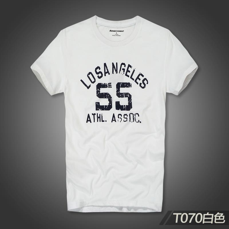 New Summer Men's T-shirt Retro Pure Cotton Printing Loose Casual Fashion Sports Short-sleeved Men's and Women's Loose T-shirt