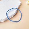 Sky Blue Bead Anklet