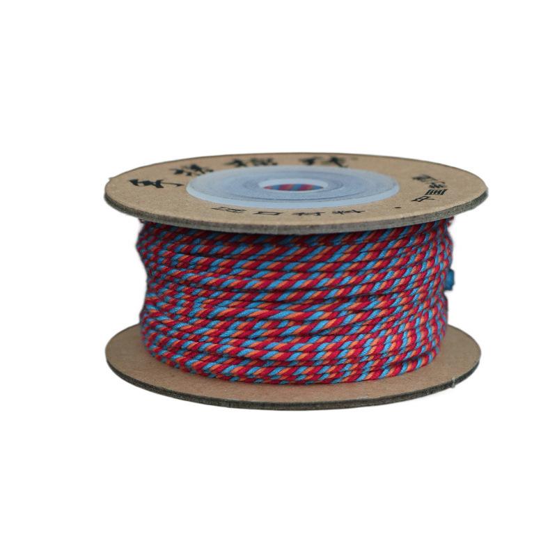 Filo di Cotone Tibetano Strofinato a Mano, Braccialetti Intrecciati a Mano, Stelle Luna, Perle Bodhi Buddha, Nappe, E Fili da Gioco