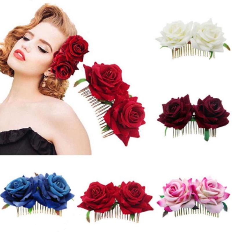 Elegant Platinum Jubilee White Flower Hair Accessory