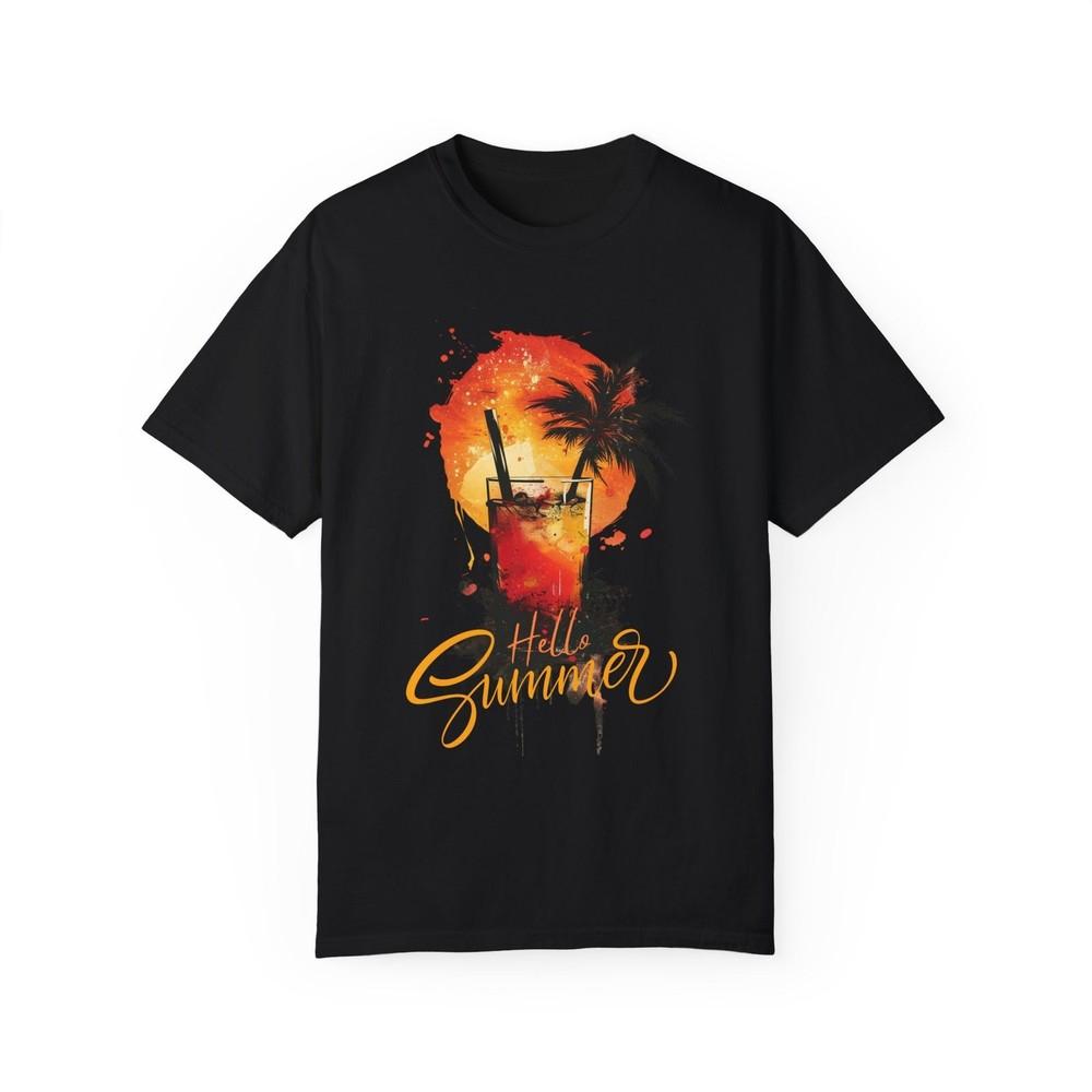 Hot Summer Sunset Tee - Tropical Beach T-Shirt #31 Unisex T-Shirt S