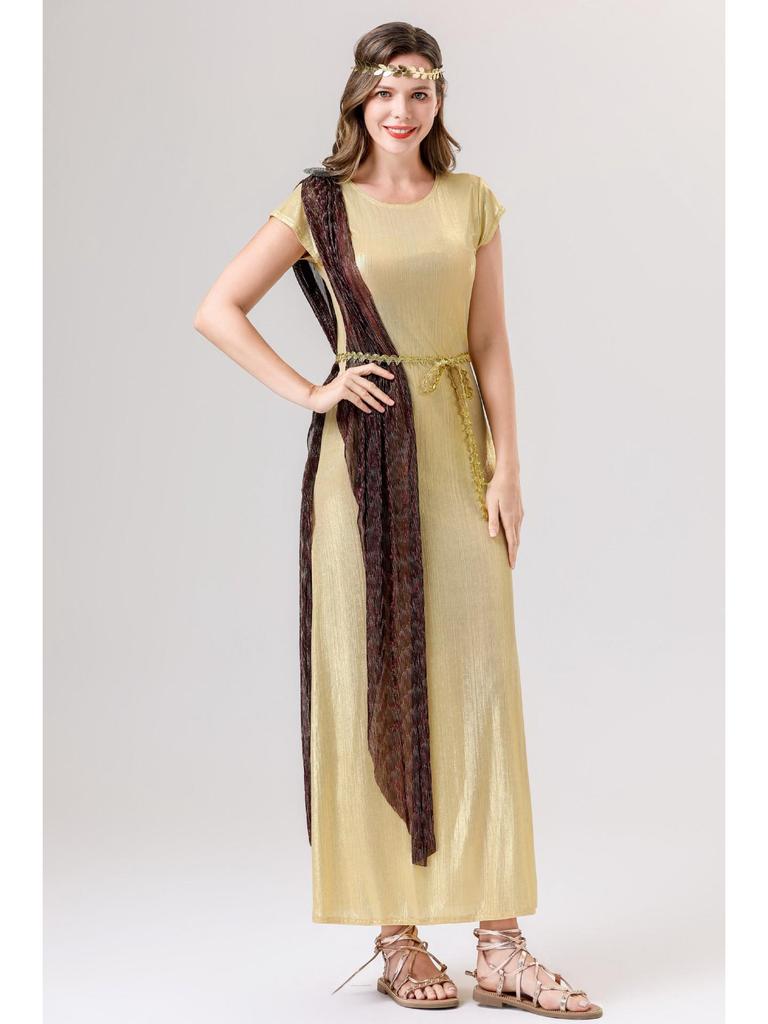 Kids & Adult Egyptian Pharaoh & Greek Goddess Costume