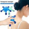 1Pcs Hand Held Massagers Tools, Back Deep Tissue, 5-Ball Acupressure Gentle Self Massager Trigger Pressure Point Massage Tools