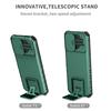 KEYSION Shockproof Case for Xiaomi Redmi A1 10C 10A Push Pull Camera Protection Live Stand Phone Cover for Redmi Note 9 Pro 9S