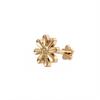 ASTM F136 Titanium Threadless Push Pin Labret Flower Daisy 18K Gold PVD Flat Back Helix Tragus Cartilage Piercing Jewelry
