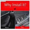 Car Door Window Glass Lift Control Switch Panel Cover Trim Stainless Steel Accessories For Changan Eado Plus