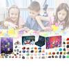 Christmas Advent Calendar Natural Crystal Gemstones Collection Box 24 Days Count