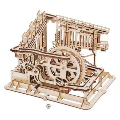 Robotime Rokr Marble Coaster 3D Puzzle Games Wooden Model Kits with Balls Wooden Construction Craft Toys for Kids and Adults
