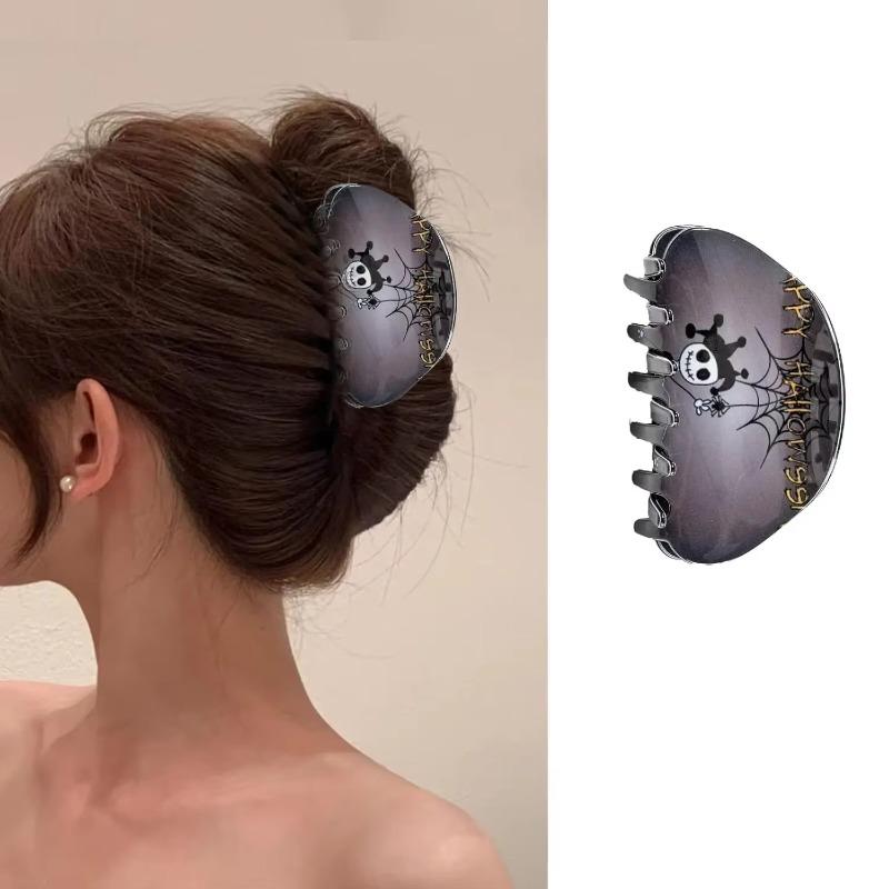 

Заколки для волос на Хэллоуин, нескользящие, тыквенные, призрачные, паучьие, паутинные, летучие мыши, акриловые, заколки для волос, аксессуары для женщин и девочек, подарок S12