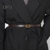 Imitation Leather Women Belt Adjustable Length Retro Style Waist Belt Decorative Jeans Belt Casual Office Parties Wear