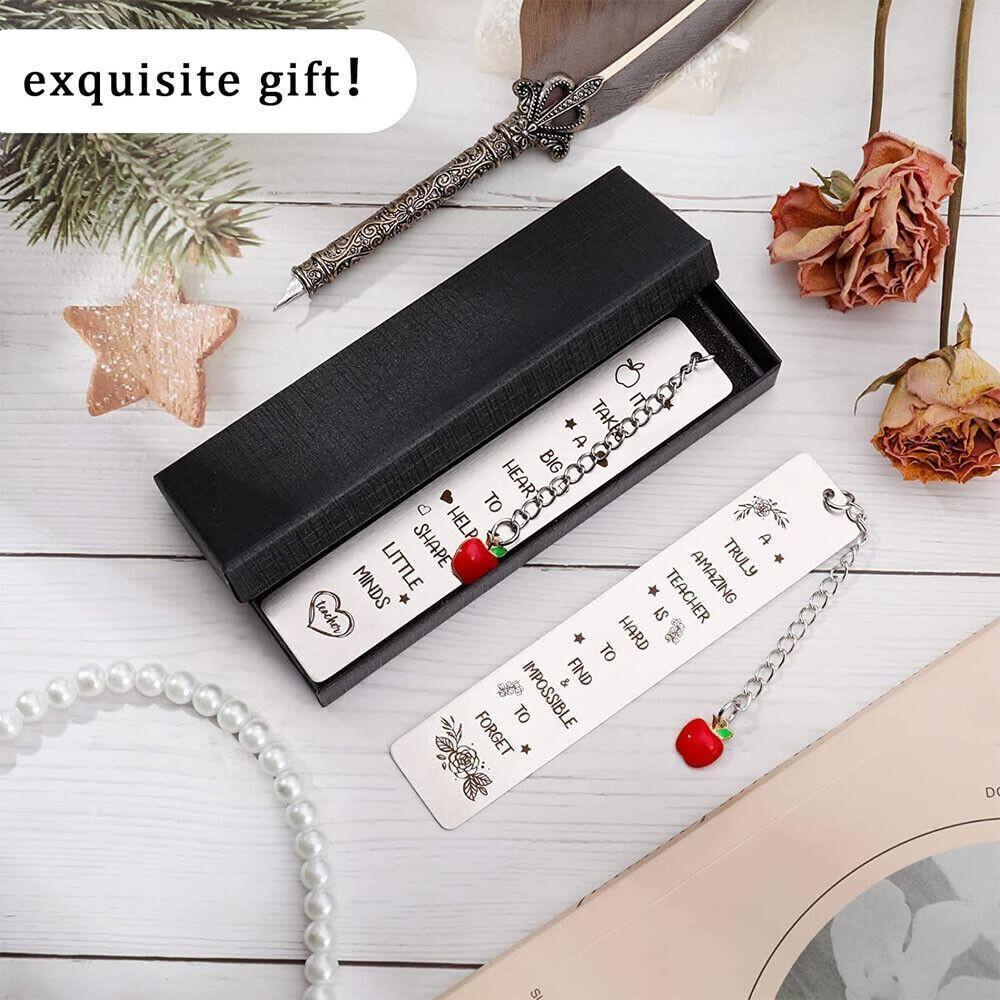 Bookmarks With Pendant Teaching Assistant Bookmarks Gifts for Teacher Assistant Nursery Bookmark