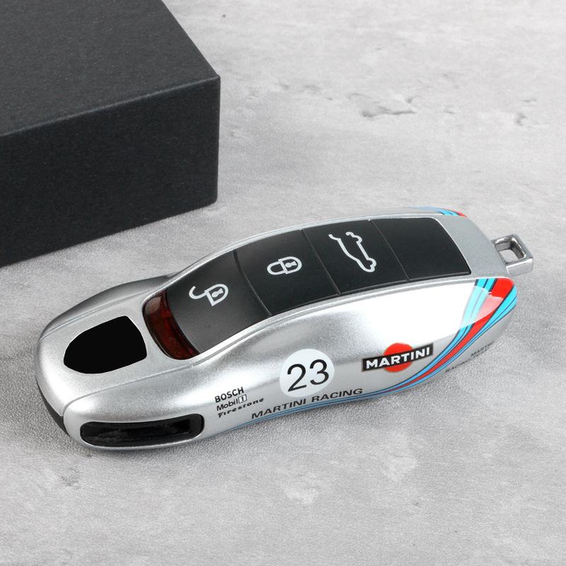 

Для Porsche Martini Чехол для ключа автомобиля Macan Cayenne Panamera718 MARTINI Брелок