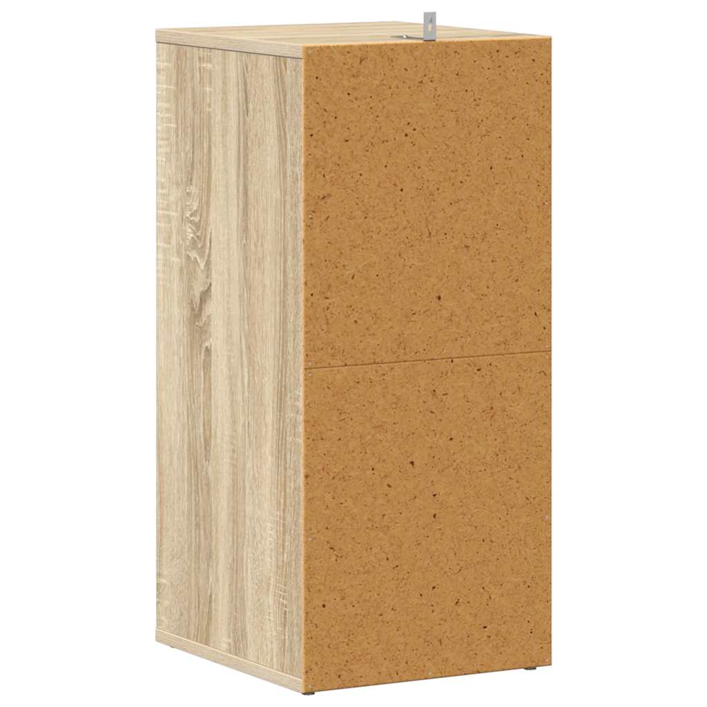 Shoe Cabinet Sonoma Oak 31.5 x 35 x 70 cm Particleboard