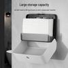 Punch-Free Wall-Mounted Toilet Paper Holder