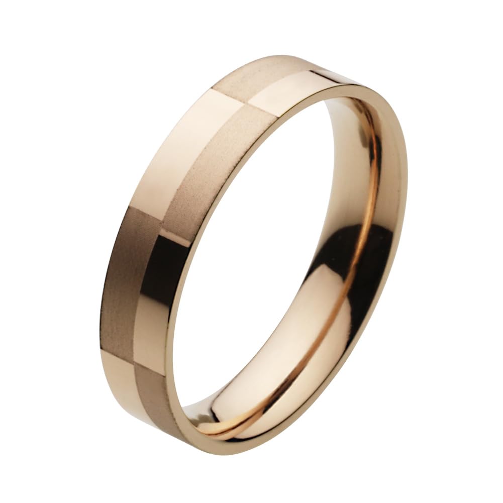 

Кольцо из розового золота с клеткой, сталь fr6056 21 [Figmart] [Аксессуар из нержавеющей стали] №.