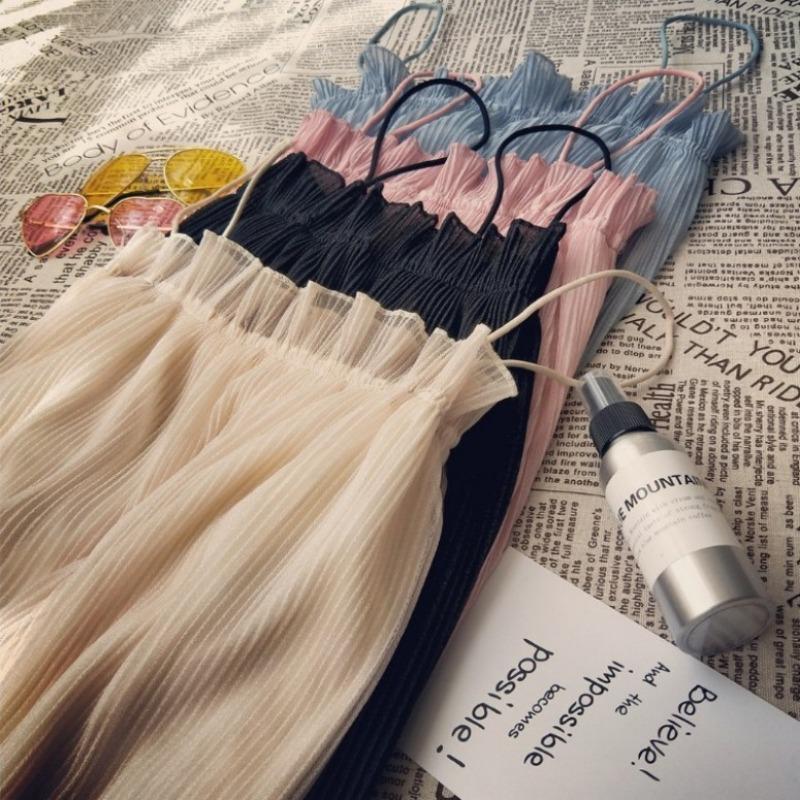 

Ретро летняя верхняя одежда, праздничный плиссированный сексуальный универсальный топ-комбинезон для женщин из шифона One size