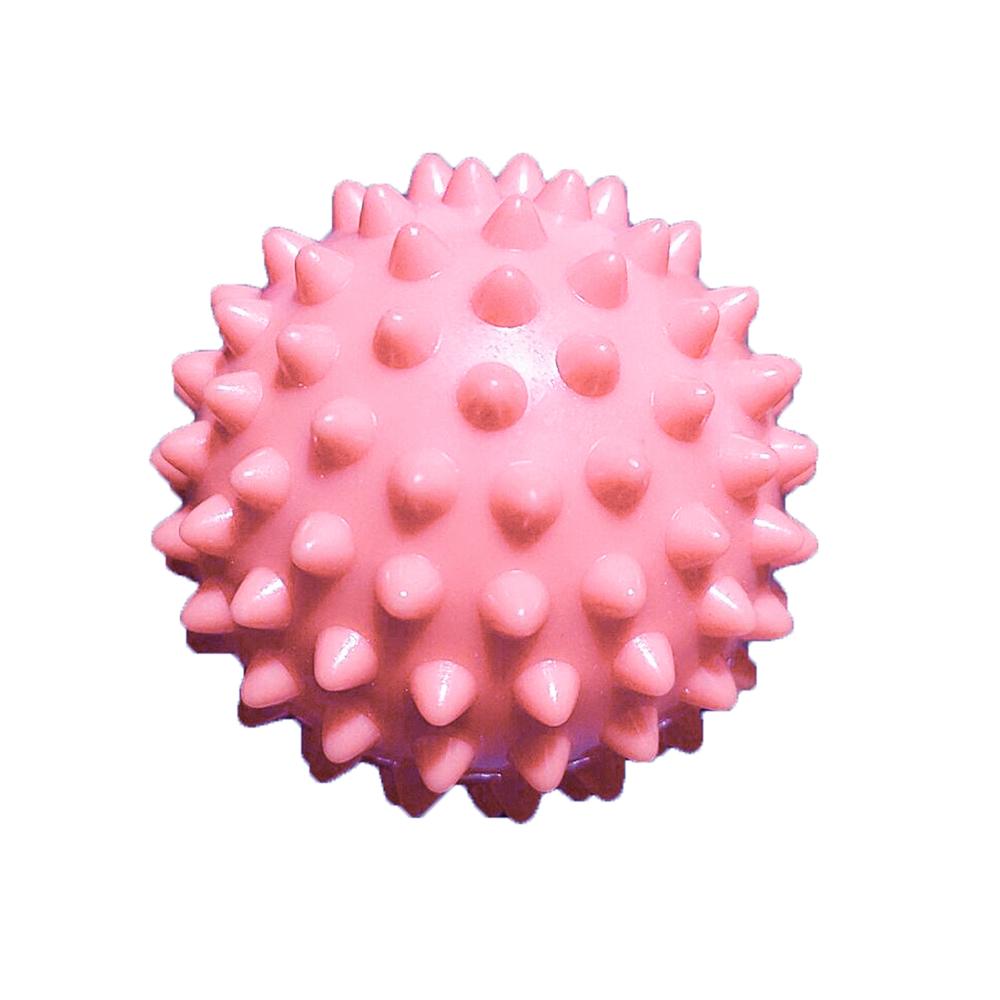 

Hedgehog Massage Ball Yoga Fascia Ball Sports Fitness Muscle Relaxation Massage Stick Shoulder Neck Leg Sole Meridian Ball розовый